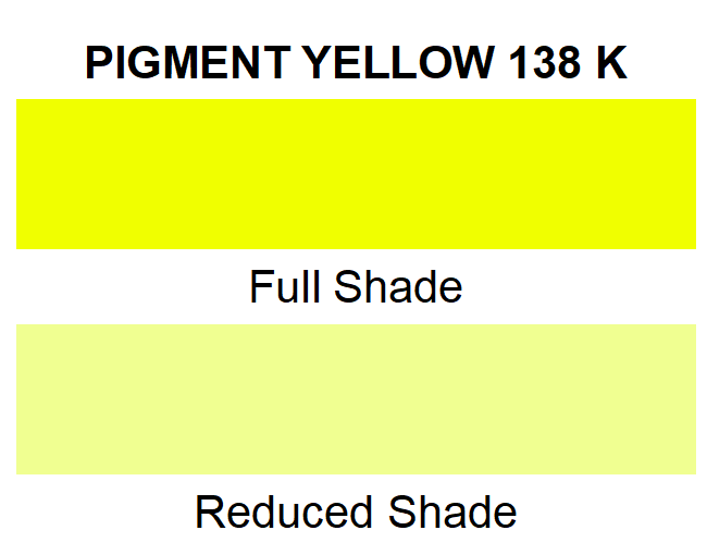 Organic Pigment Yellow Pigment Yellow 138 K