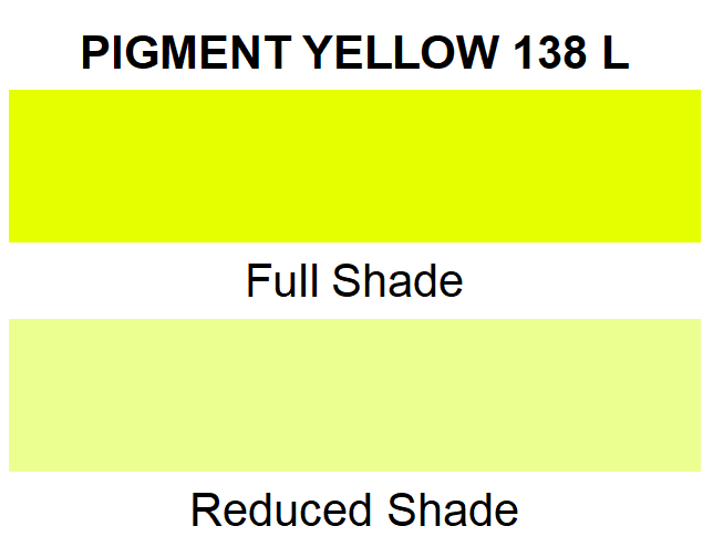 Organic Pigment Yellow Pigment Yellow 138 L
